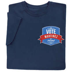 Personalized Vote for President T-Shirt