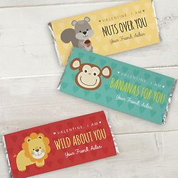 Personalized All About You Animals Candy Wrappers Set