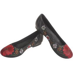 Gabrielle Embroidered Floral Flats