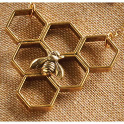 Gold-Plated Bee Necklace