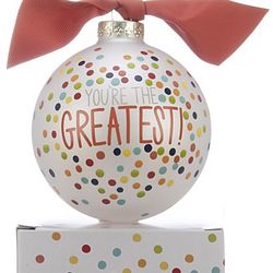 Personalized You're the Greatest Christmas Ornament