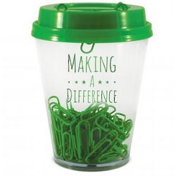 Making A Difference Paper Clip Cup