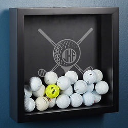 Personalized Tee It Up Shadow Box