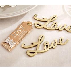 Love Bottle Opener with Rustic Tag