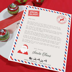 Personalized Letter From Santa