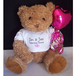Valentines Forever Teddy Bear in Pink