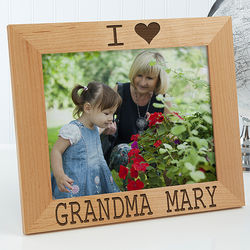 I/We Love Her Personalized 8x10 Picture Frame