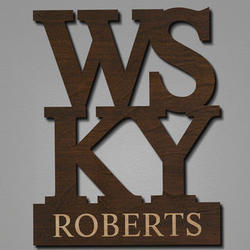 WSKY Personalized Home Bar Sign