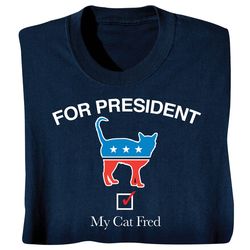 Personalized My Cat For President T-Shirt