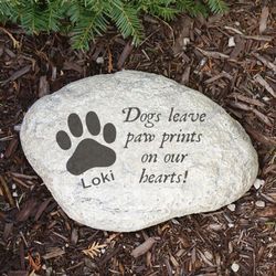 Personalized Dog Memorial Garden Stone