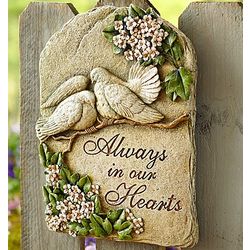 Always in Our Hearts Plaque