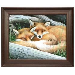 Personalized Sleeping Fox Print
