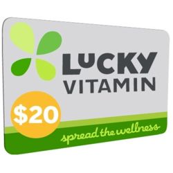 20 Dollar LuckyVitamin e-Gift Certificate