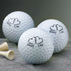 Personalized Wedding Golf Balls