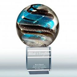 Ribbon Glass Personalized Award