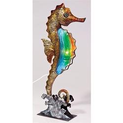Metal Seahorse Tabletop Lamp