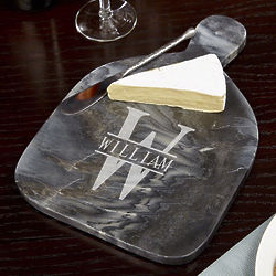 Personalized Oakmont Marble Cheese Board