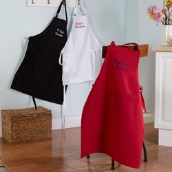Personalized Any Message Embroidered Apron