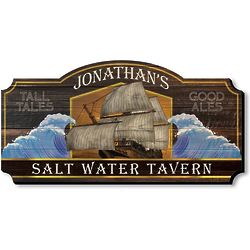 Seven Seas 22" Personalized Bar Sign