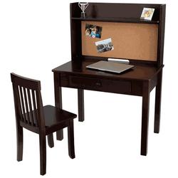 Pinboard Desk with Hutch and Chair