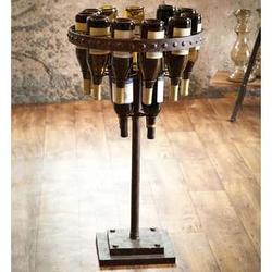 Standing Metal Wine Rack
