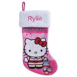 Personalized Hello Kitty Pink Christmas Stocking
