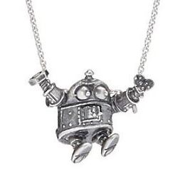 Love Mode Activated Robot Necklace