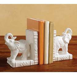 Lucky Elephant Bookends