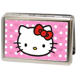 Hello Kitty Metal Card Case Wallet