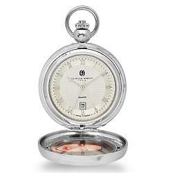 Personalized Picture Frame Quartz Charles Hubert Pocket Watch
