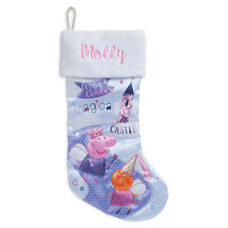 Personalized Peppa Pig Quilted Christmas Stocking