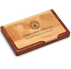 US Army Personalized Business Card Holder