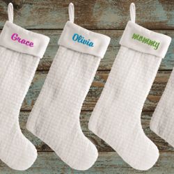 Personalized Quilted Stocking