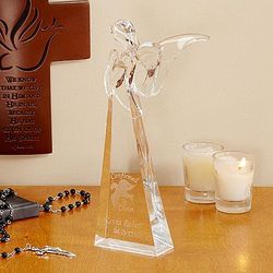 Personalized Communion or Confirmation Acrylic Angel Figurine