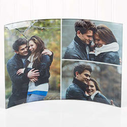 Personalized Photo Cuved Glass Print