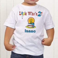 Personalized Toddler Birthday Tee Shirt