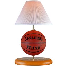 Basketball Table Lamp with White Shade