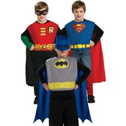 Boy's DC Comics Action Trio Superhero Costumes