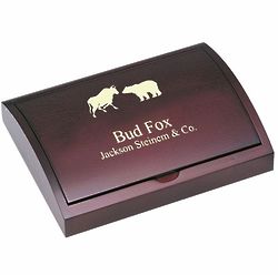 Wall Street Pen & Pencil Engraved Box Gift Set