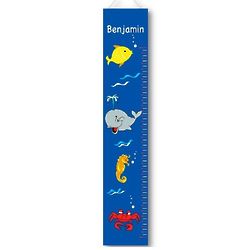 Personalized Under the Sea Boy's Growth Chart