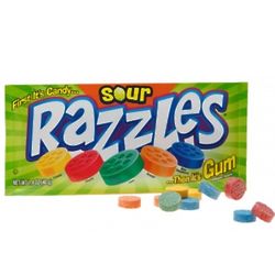 Razzles Sour Candy 24 Count Box