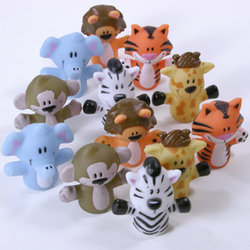 Whimsical Zoo Animal Finger Puppets
