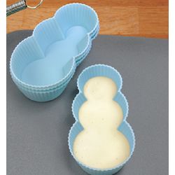 Frosted Snowman Cupcake Molds