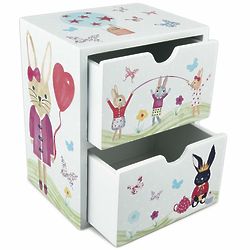 Bunny Drawers Trinket Box
