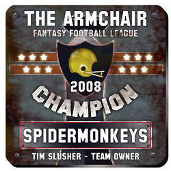 Personalized Fantasy Football Champion Coaster Set
