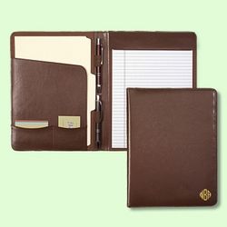 Brown Leather Business Padfolio