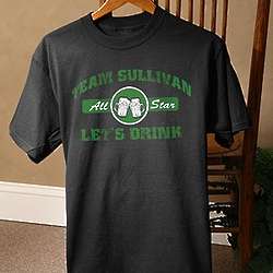 Personalized T-Shirt - Beer Drinking Team