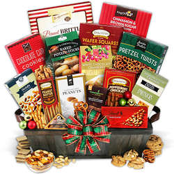 Christmas Snack Gift Basket