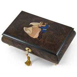 Romantic Fairy Tale Prince and Princess Waltz Musical Jewelry Box