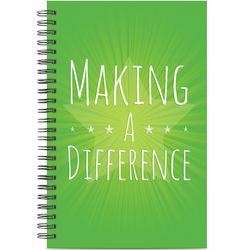 Making a Difference Spiral Notebook